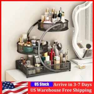 Makeup Storage Rack Organizer Metal Multi-layer
