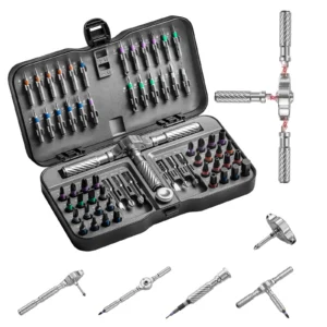 66in1 Multifunction Ratchet Screwdriver Set
