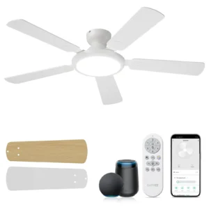 52" Smart Ceiling Fan With Lights
